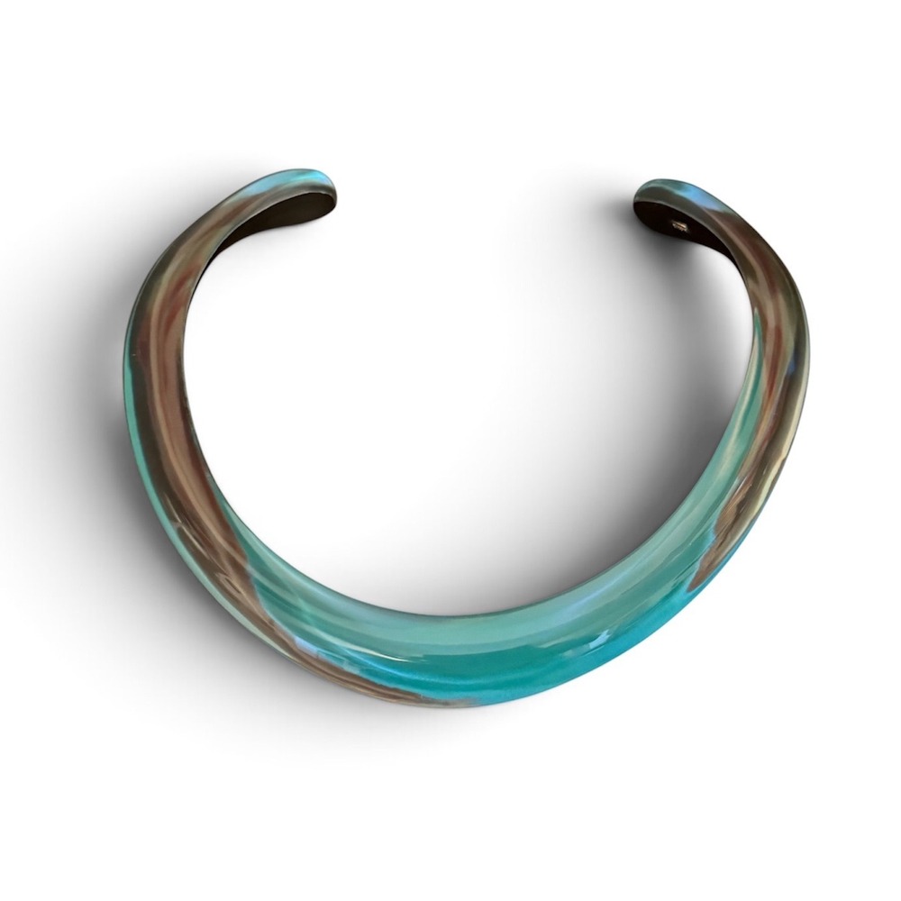 Alexis Bittar Luminous Lucite Collar Necklace